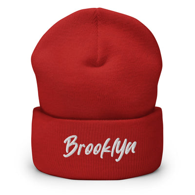 BROOKLYN HANDWRITTEN CUFFED BEANIE