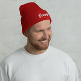 BRONX HANDWRITTEN CUFFED BEANIE