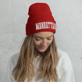 MANHATTAN VARSITY CUFFED BEANIE