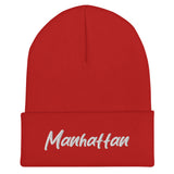 MANHATTAN HANDWRITTEN CUFFED BEANIE