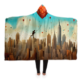 ABOVE NEW YORK HOODED BLANKET