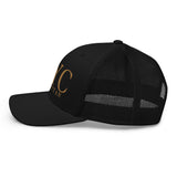 NYC MANHATTAN BLACK RETRO TRUCKER HAT