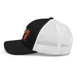 UNITED NEW YORK CITY BLACK AND WHITE RETRO TRUCKER HAT