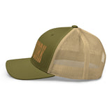 NEW YORK MOSS AND KHAKI RETRO TRUCKER HAT