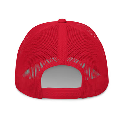 MANHATTAN RED RETRO TRUCKER HAT