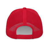 MANHATTAN RED RETRO TRUCKER HAT