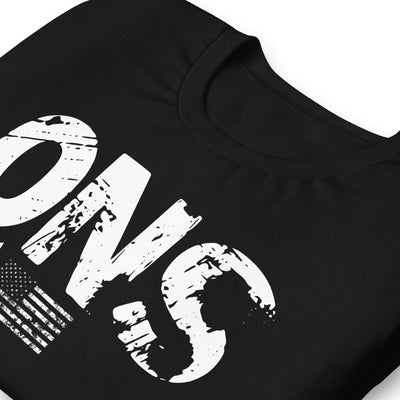 QNS BLACK UNISEX T-SHIRT